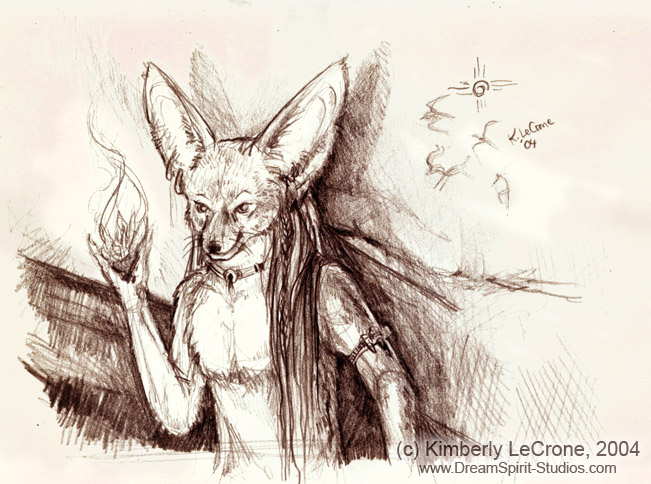 Anthro Fennec Fox