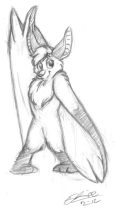 batpose.jpg by Erika Leigh Rosengarten (Chilly Mouse Mousie)
