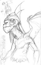 lizrdman.jpg by Stephanie Lostimolo (Raptor Woman)