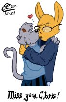 bunsmooch.jpg by Erika Leigh Rosengarten (Chilly Mouse Mousie)