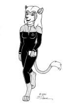 caitian1.gif by Bernard Doove (Chakat Goldfur)