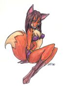 foxgal2.jpg by Lauren Bergholm (Ariel, Talia)