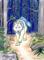 betweenworlds.jpg by Audrey Walker (KrazyKlaws, WolfDreamer)