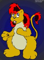 fuzzlion.gif by Chris Farrington (Kelvin the Lion)