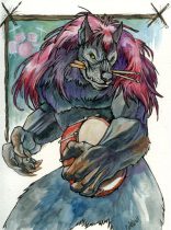weredrummer2.jpg by Cara Mitten