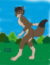 chkygrin.jpg by Bernard Doove (Chakat Goldfur)