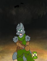 cavecat.jpg by Chris Farrington (Kelvin the Lion)