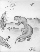 stcksaur.jpg by Tiffany Miller (Sketch, Swift Claw)