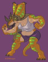 belle-igerent.gif by Susan Morgan (DeNonikus, Shoes, Chasmosaur)