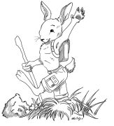 rabbitink.jpg by CalicoPaisley