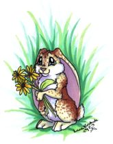 flowerbunny.jpg by Laura Westrate (Cricket)