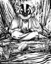 badgerzen.jpg by Ursula Vernon