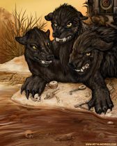 cerberusmusic.jpg by Ursula Vernon