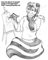 greysknk.jpg by Marcy Osedo (Ponygirl)