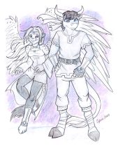 cybreandatsu.jpg by Heather Wasneuski (Cybre)