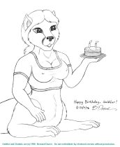 birthday.gif by Bernard Doove (Chakat Goldfur)