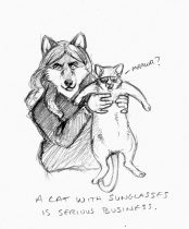 catglasses.jpg by L.N. Dornsife (Thornwolf)
