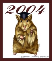 graduationhamster.jpg by April Parks (Maivolencia)