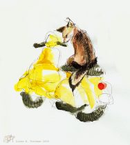 vespafox.jpg by Lissa B. Treiman (Koosh-llama)