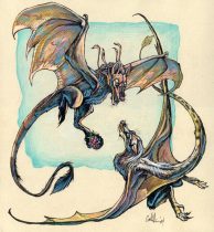 batwyverns.jpg by Cara Mitten