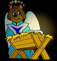 manger.jpg by George R. Eddy (Angel Bear)