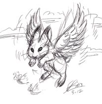 flybun.jpg by Erika Leigh Rosengarten (Chilly Mouse Mousie)
