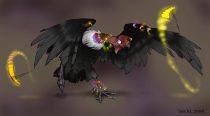rave_vulture.jpg by Lissa B. Treiman (Koosh-llama)