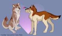 courtship.jpg by Audrey Walker (KrazyKlaws, WolfDreamer)