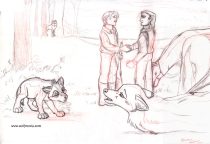 dontwatchme.jpg by Audrey Walker (KrazyKlaws, WolfDreamer)