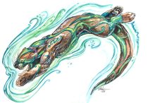 paintedotter.jpg by Cara Mitten