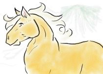 palomino.jpg by Marcy Osedo (Ponygirl)