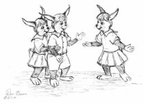 threefur.jpg by Donald Brown (oldrabbit)