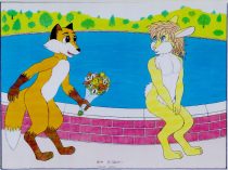 blindate.jpg by Bernard Doove (Chakat Goldfur)