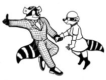 raccoons-20s.gif by Thomas K. Dye (Kevin J. Dog)