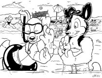pacifficplaying.jpg by Erika Leigh Rosengarten (Chilly Mouse Mousie)