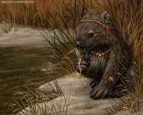 wombatbeads.jpg by Ursula Vernon