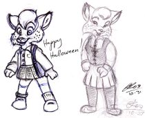 lynxschoolske.jpg by Erika Leigh Rosengarten (Chilly Mouse Mousie)