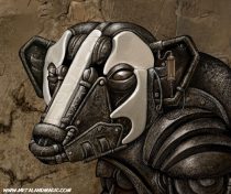 badgermechdetail.jpg by Ursula Vernon