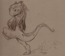 if-dragonsketch.jpg by Robin Hall (IndigoFox)