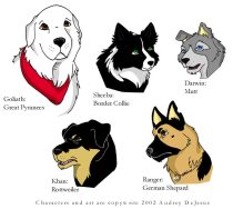 doggies.jpg by Audrey Walker (KrazyKlaws, WolfDreamer)