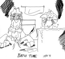 bathtime.gif by Jessica Ratte (Calico Katt)