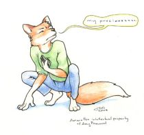 amarafox-gollum.jpg by Janis Neville (starfallz)