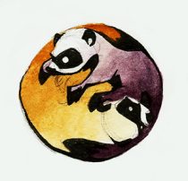 ferret_zen.jpg by Lissa B. Treiman (Koosh-llama)