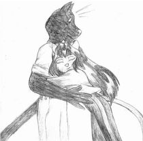 aigehug.jpg by Kyono Malnassy (Tapestry)