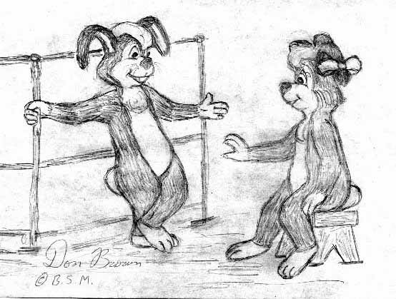Two furries that have a lot to say to each other. At least it looks that way....more of my older work..BW ©B.S.M.
talktime.jpg - 1997-04-30