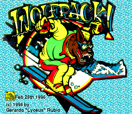 The BEERwolf!: Haxs Beerwolf Lyceus is skiing at the Wolf mountain...
wbeer02.gif - 1996-08-22