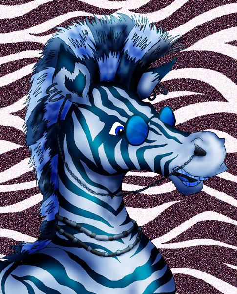 There's no point in being a punk if you're already a zebra.
zebra2.jpg - 2000-09-08