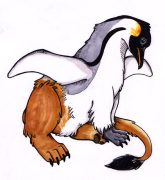 pengryphon.jpg by Audrey Walker (KrazyKlaws, WolfDreamer)