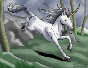 running-unicorn.jpg by Traci Vermeesch (Ulario)