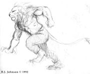 lionman.jpg by Barclay Johnson (Bigfella Machine)